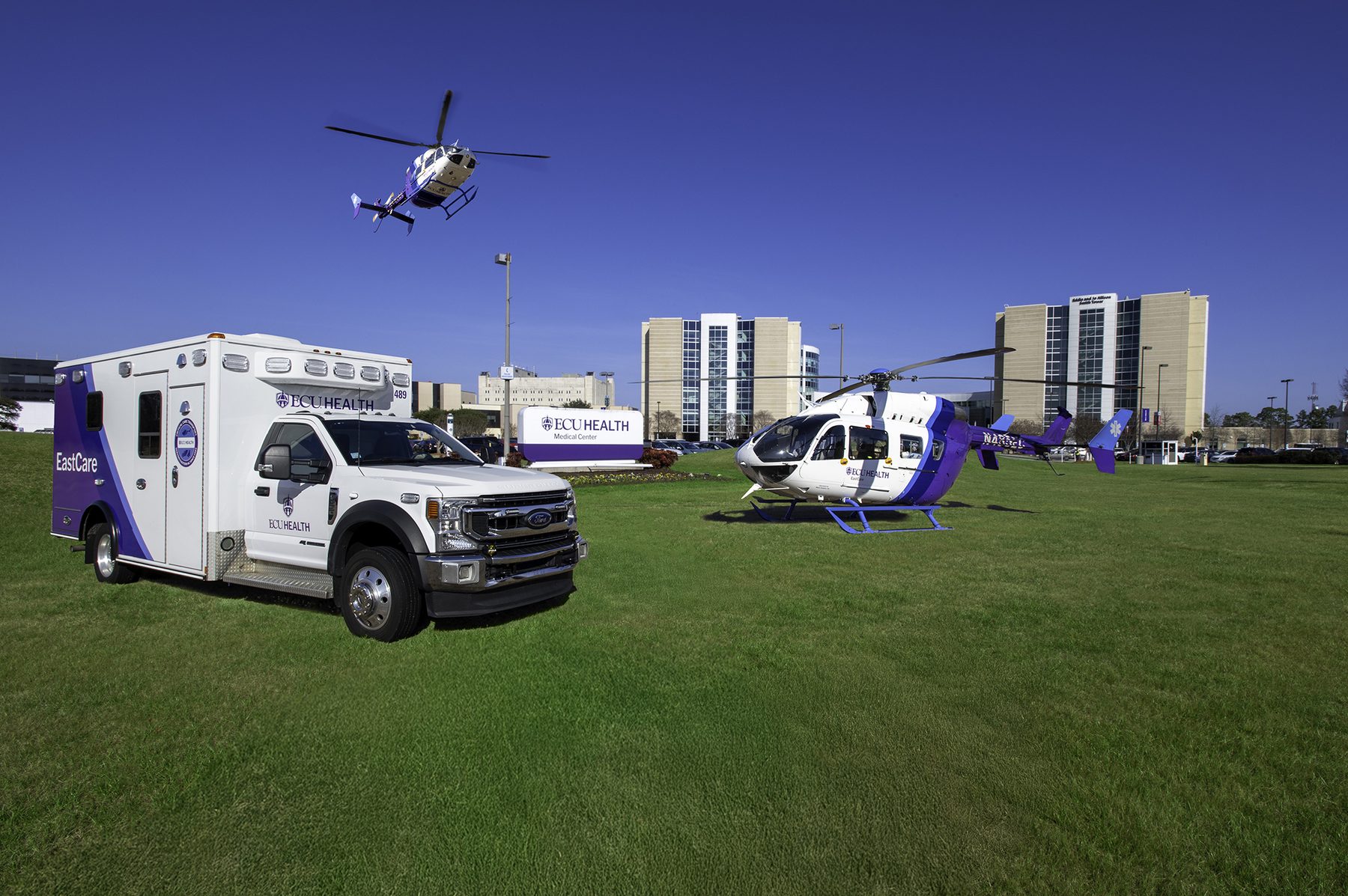 ECU Health provides critical care medical transport across eastern North Carolina.